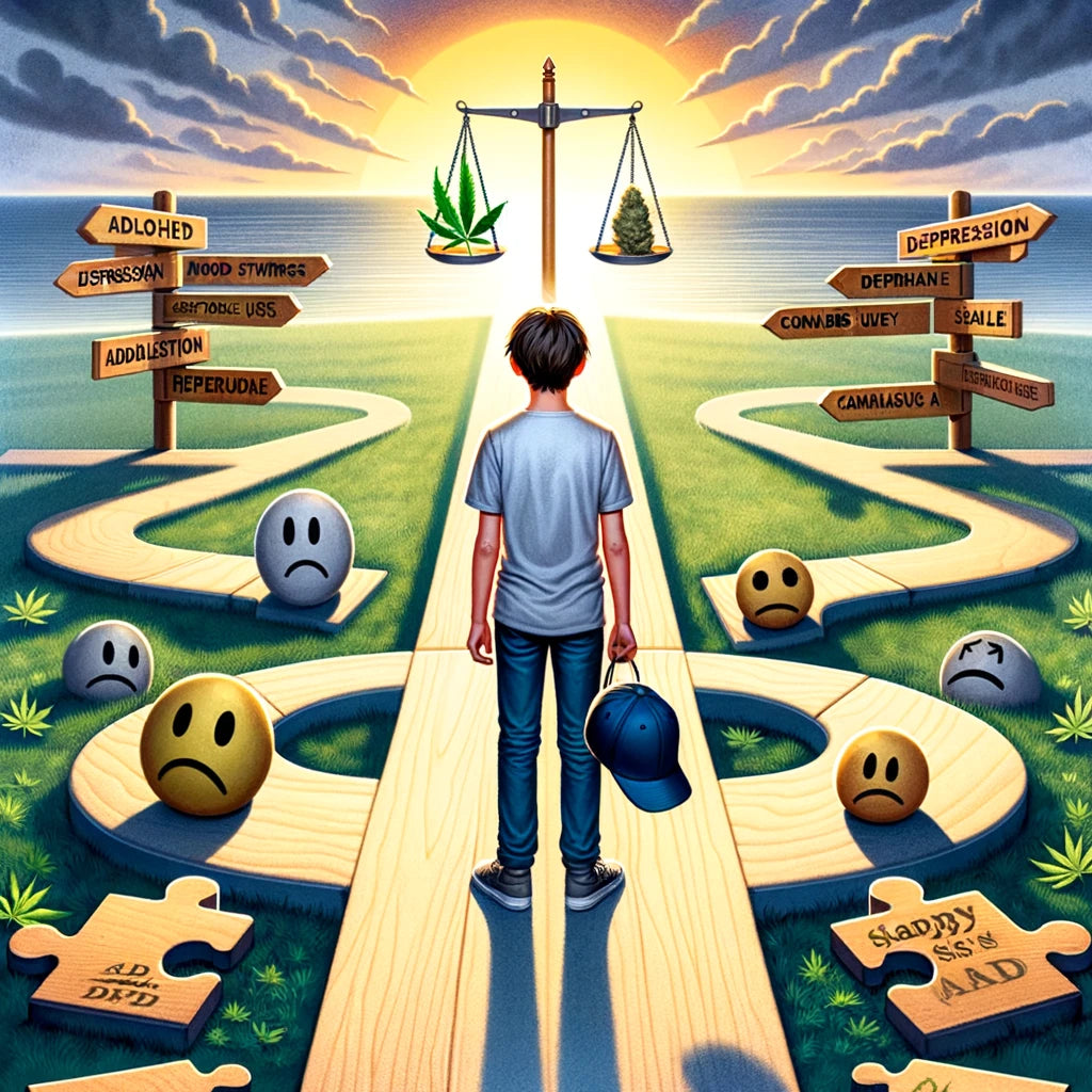 ADHD, Teen Blues, and the Cannabis Conundrum: Unraveling the Mystery