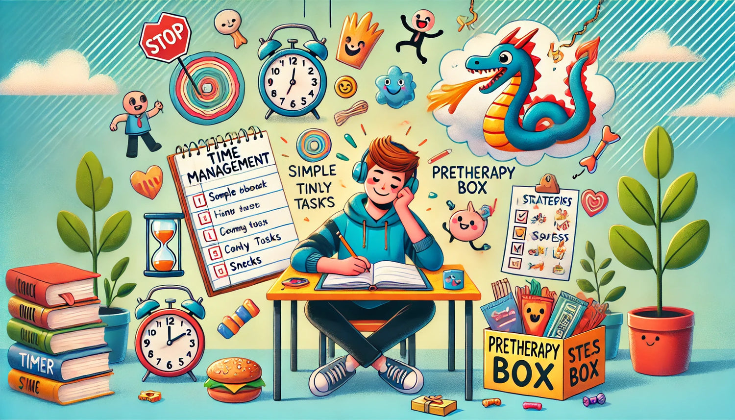 "Time Wizardry for Middle School Heroes: Stay Focused Without Breaking a Sweat!"