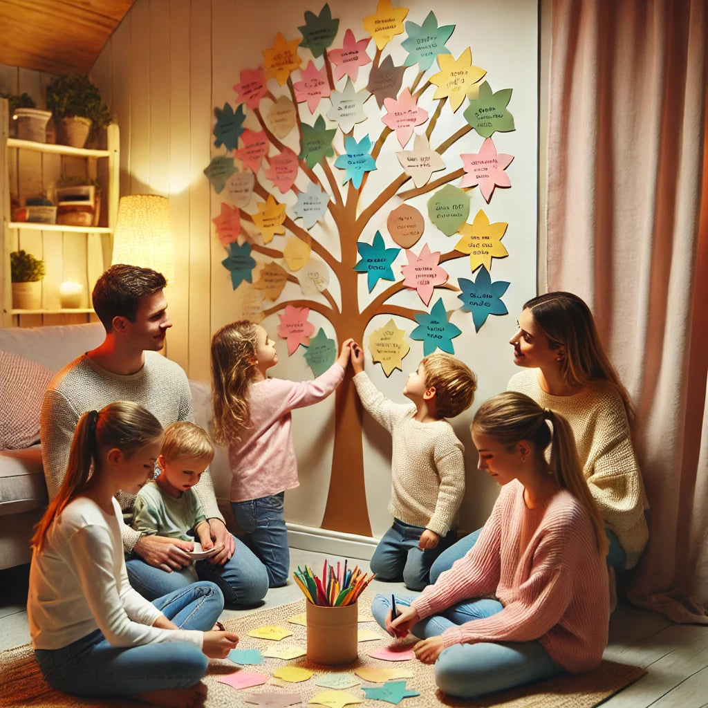 "Growing Strong Together: How to Talk About Mental Health with Your Child and Create a Fun Gratitude-Sharing Session"