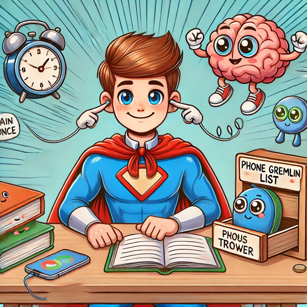 "The Focus Superpower Training Kit: A No-Stress Guide to Concentrating Like a Pro!"